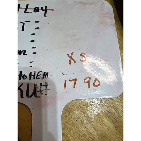 Athleta XS Blue Printed Capri Leggings With Back Zipper Pocket & Reflective - Picture 6 of 6